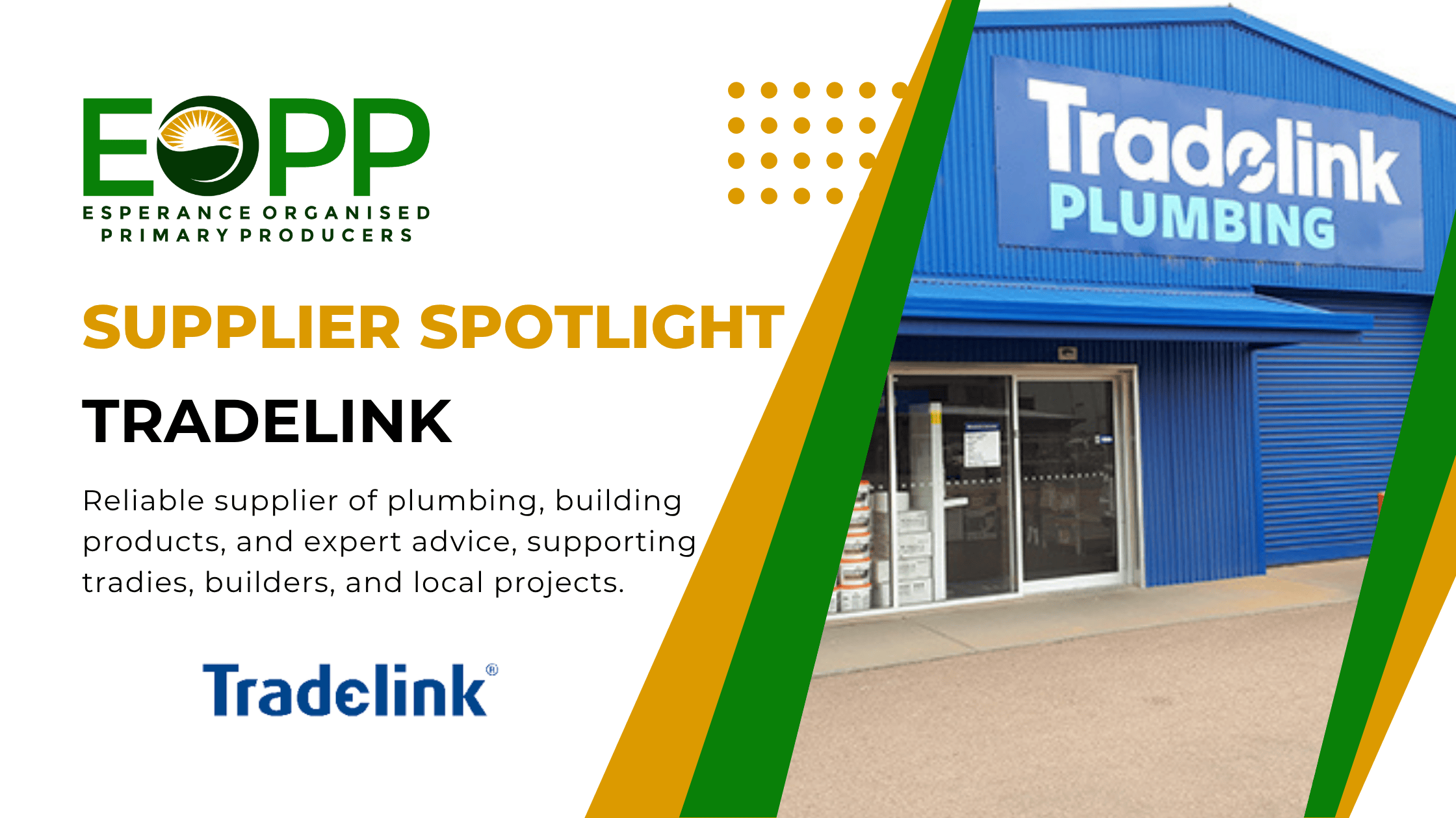 A website banner which demonstrates the supplier spotlight for saintly steel one of our suppliers