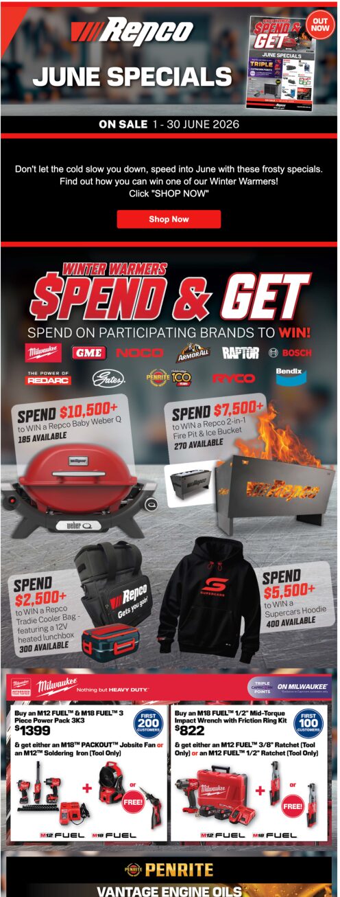 Repco June Deals